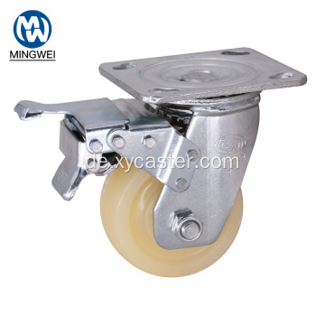 Outdoors100mm Wheel Industrial Caster mit Bremse